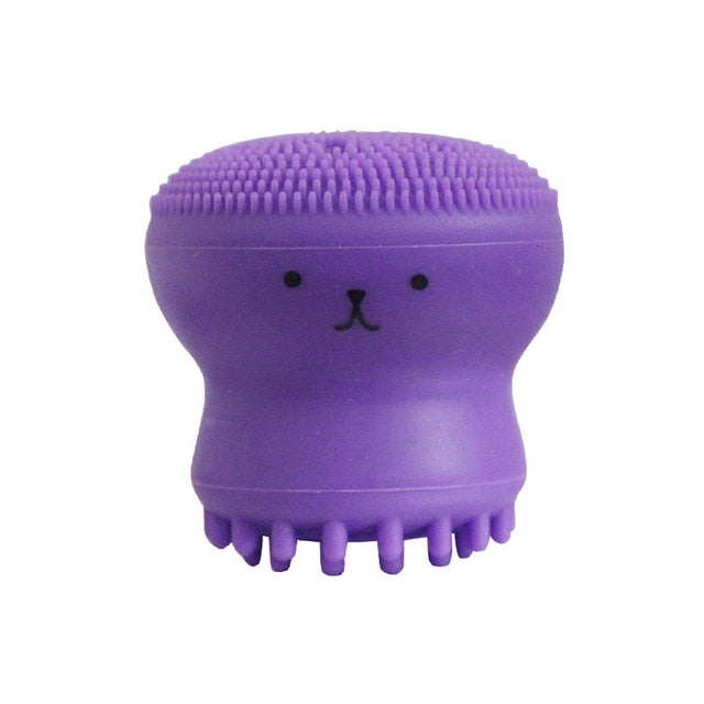 Pink Octopus Facial Brush
