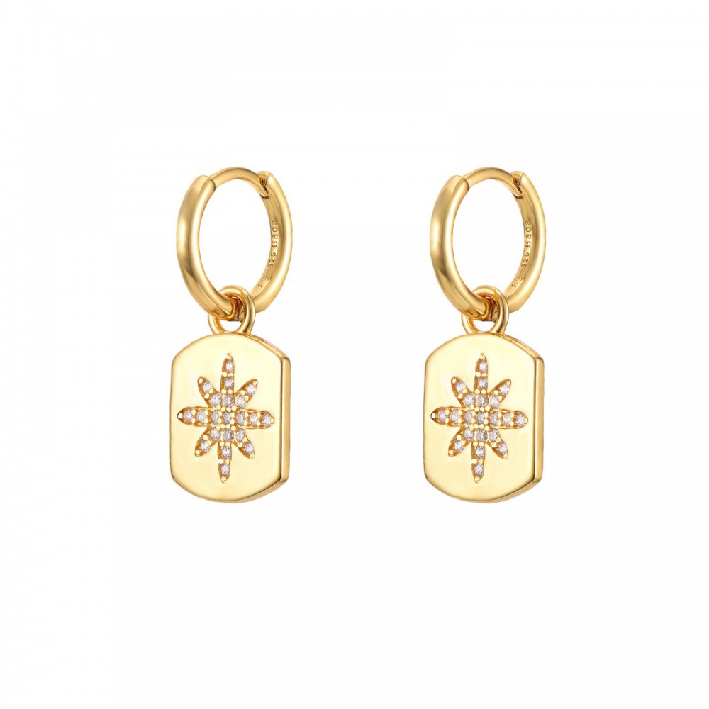 Gold Earrings Set