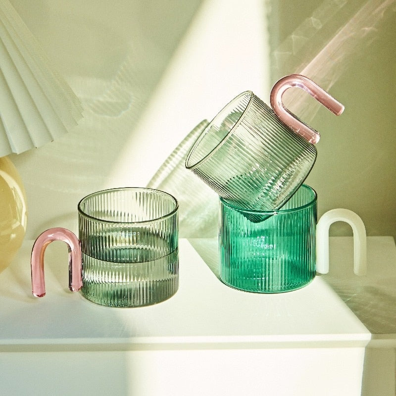 Ripple Glass Coffee Cups