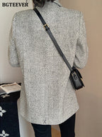 Woolen Long Sleeve Blazer
