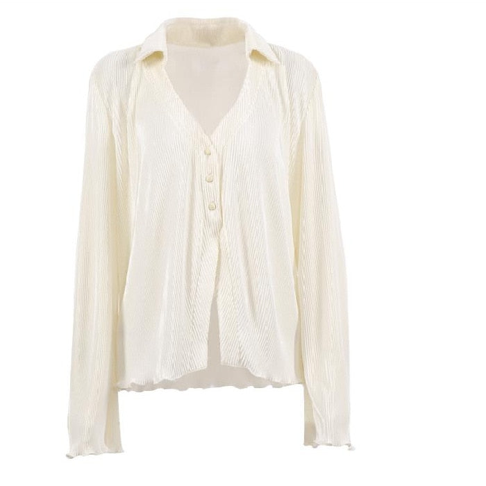 Cardigan Two-Piece Loose Set