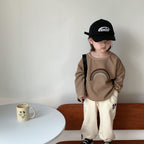Cotton Rainbow Pullover Sweatshirt