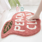 Peach/Lemon Bathroom Rugs