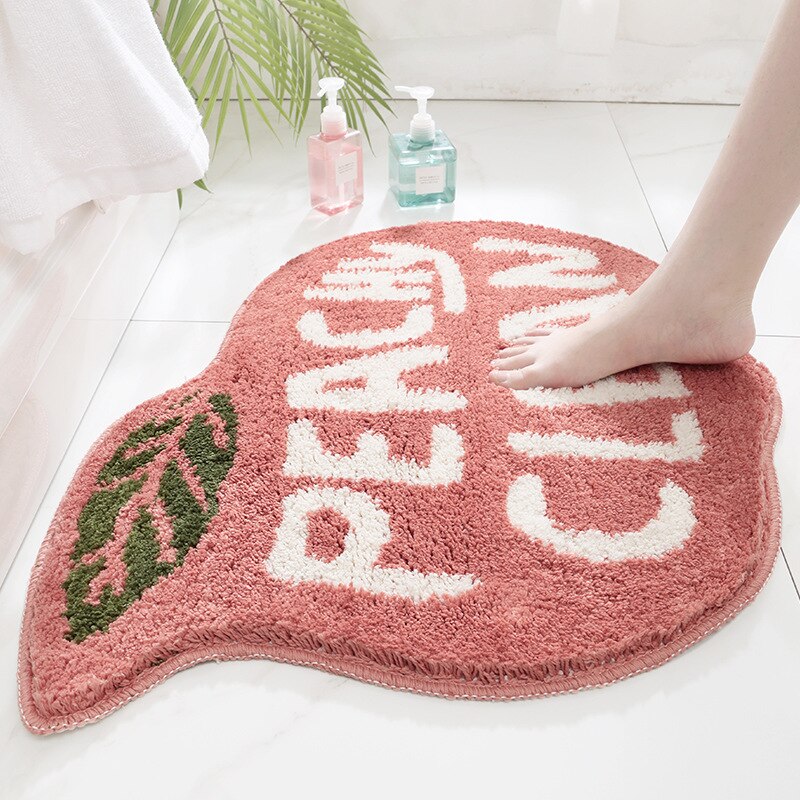 Peach/Lemon Bathroom Rugs