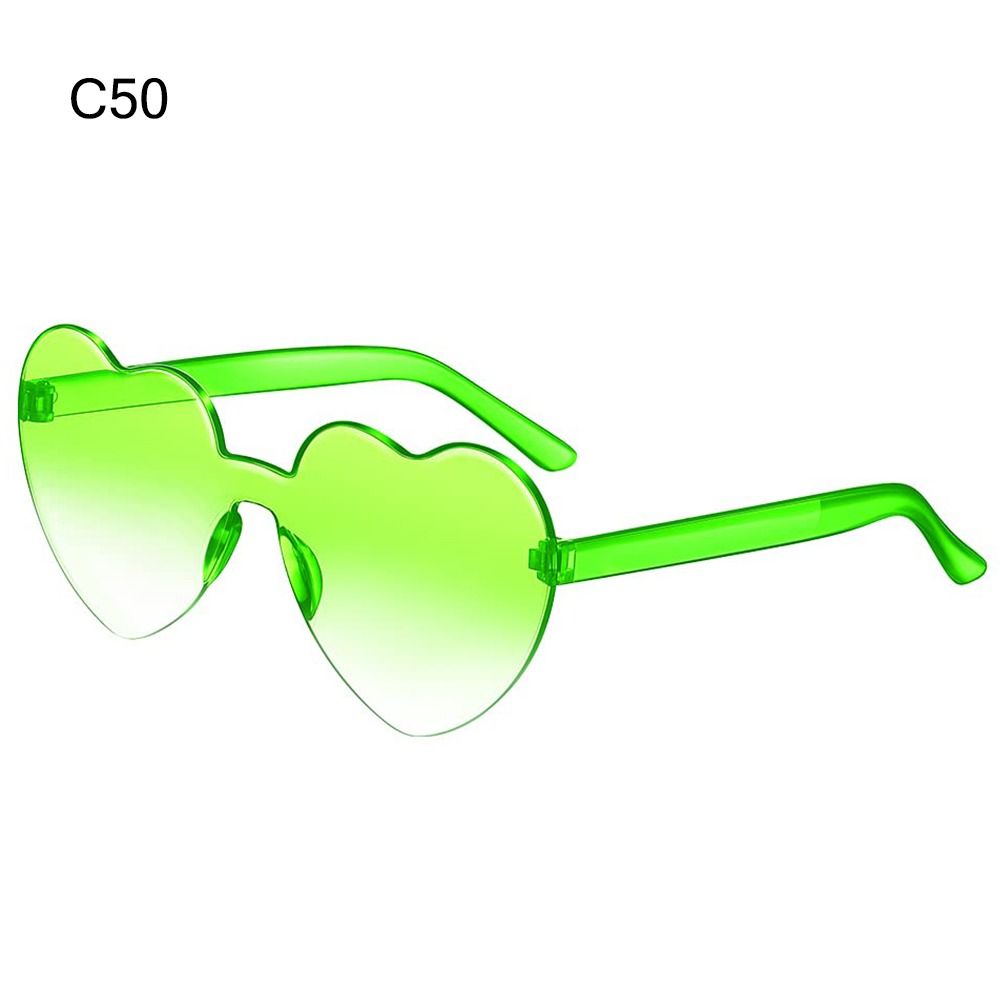 Y2K Love Heart Sunglasses Colorful