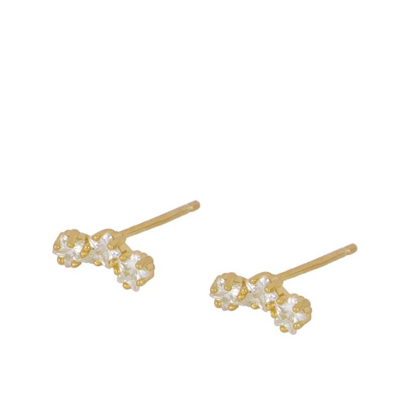 Gold Earrings Set