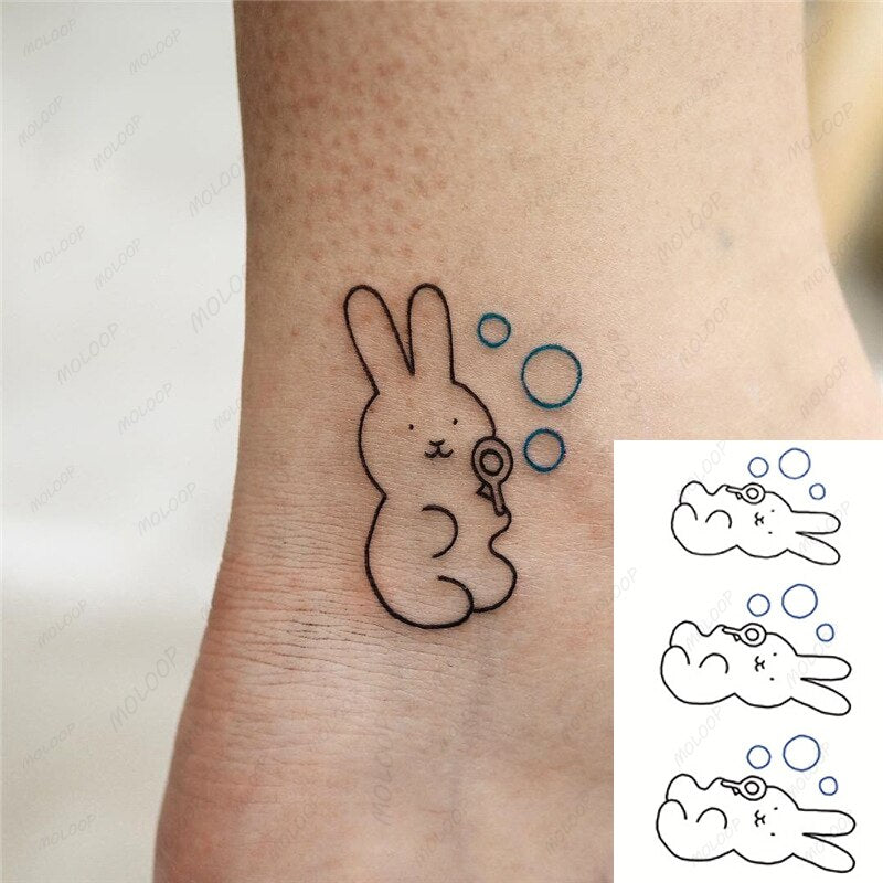 Waterproof SticketTattoo Red Heart