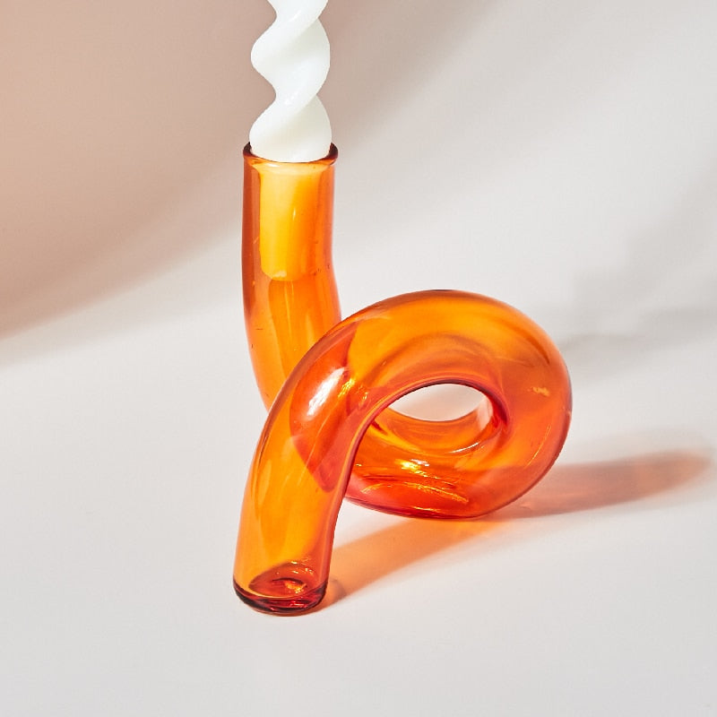 Glass  Candle Holders