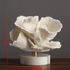 Coral Marble Base Resin Deco