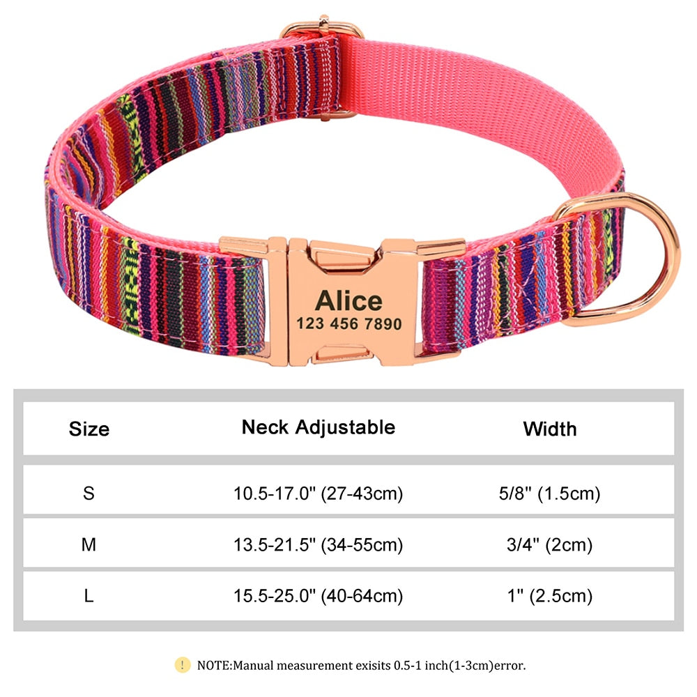Dog Collar Print Personalized