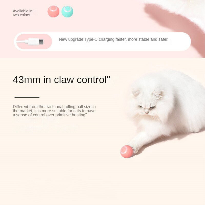 Smart Automatic Cat Rolling Ball