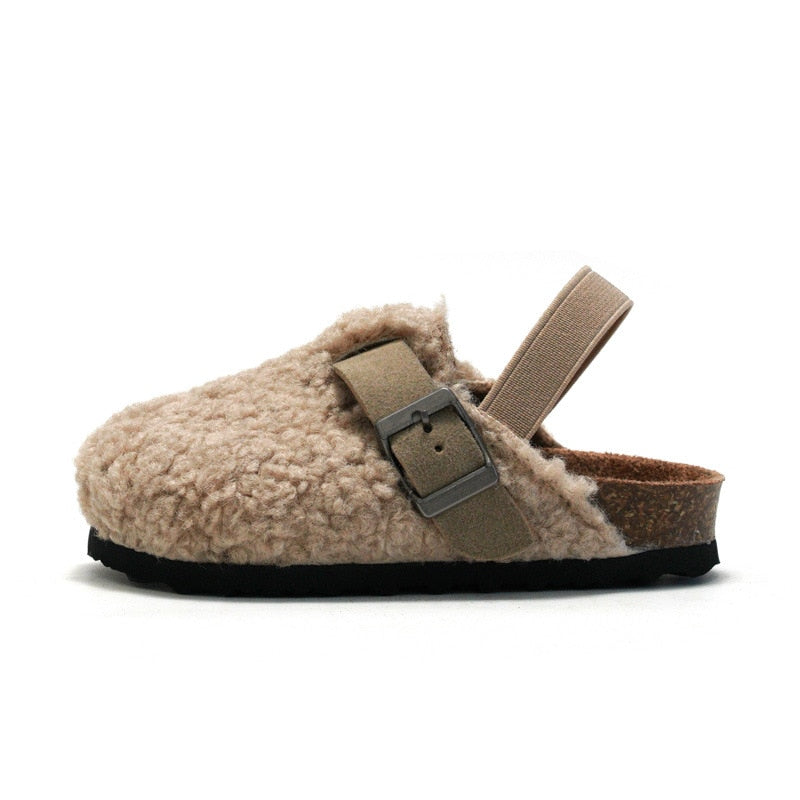 Fuzzy Slipper Plush Sandals