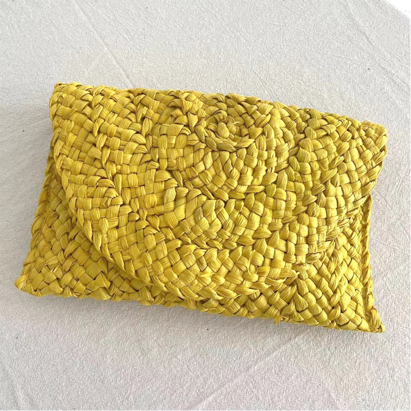 Straw Clutch Bag