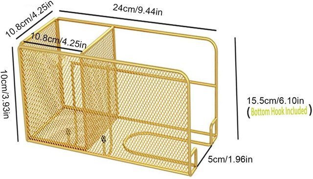 Nordic Gold Metal Iron Makeup Storage