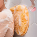 Silicone Hands-Free Big Flat Back Scrubber