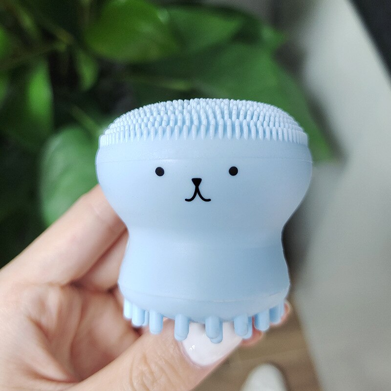 Pink Octopus Facial Brush
