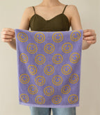 2 Side Smiling Patter Combed Cotton Towels