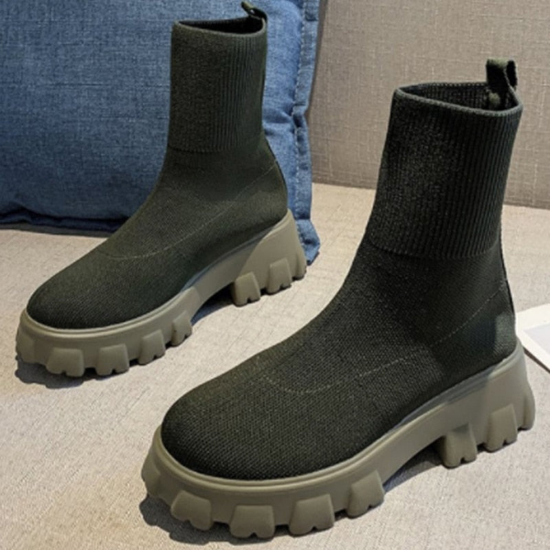 Platform Ankle Boots