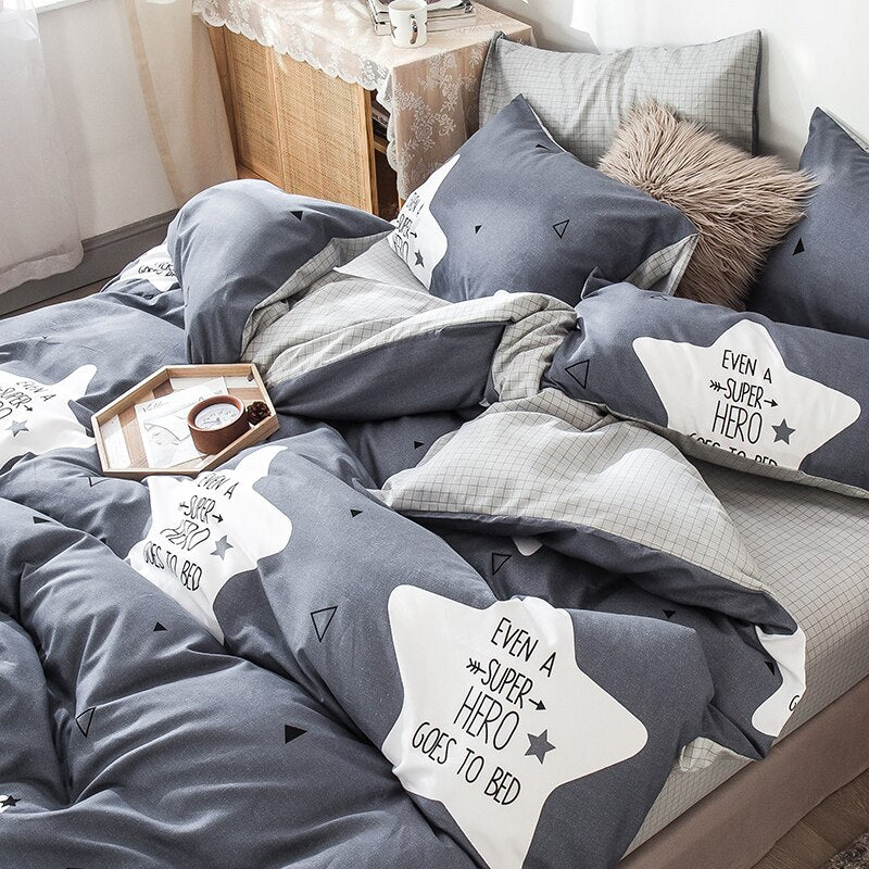 Linen-cotton Japanese Style Bedding Set