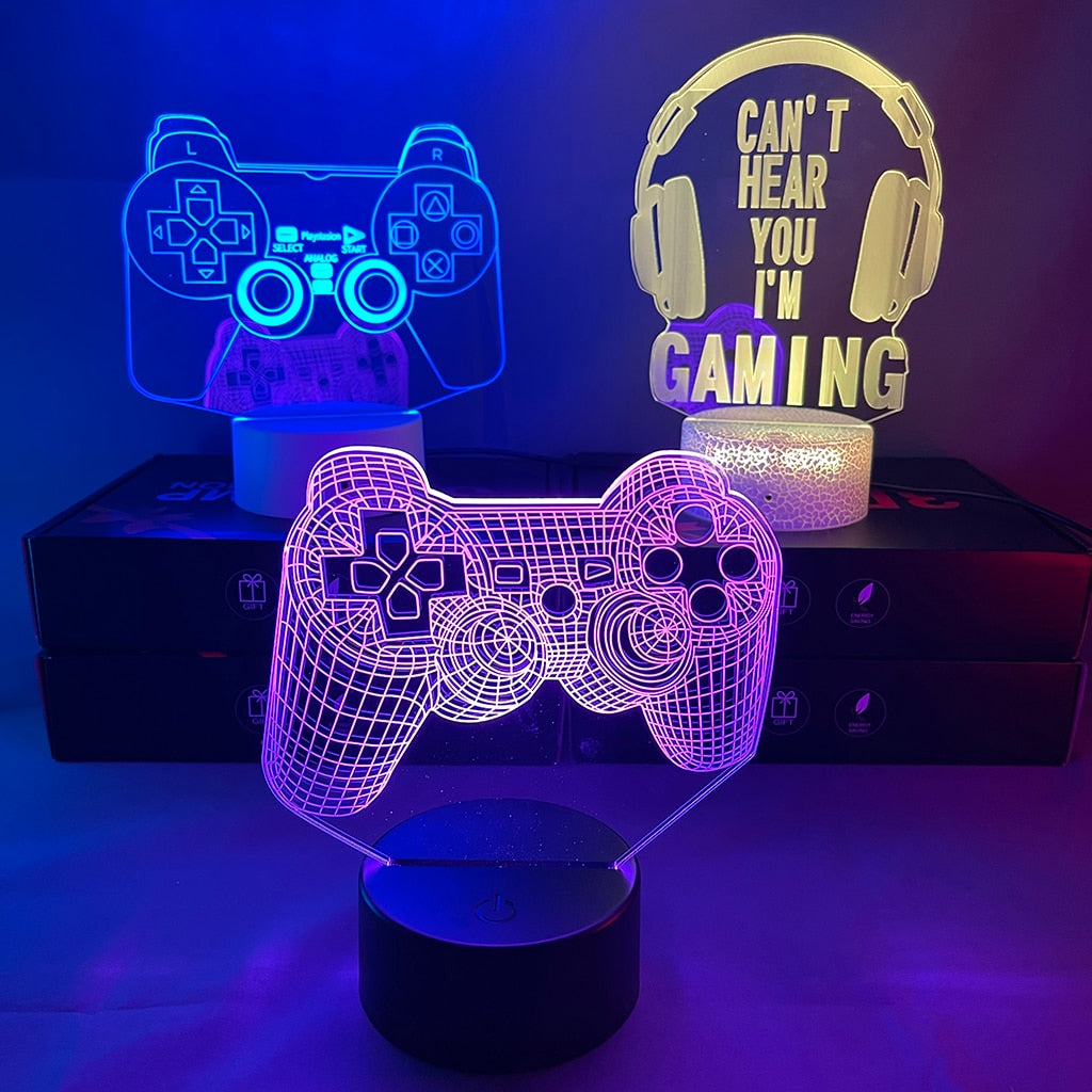 3D Gaming Night Light