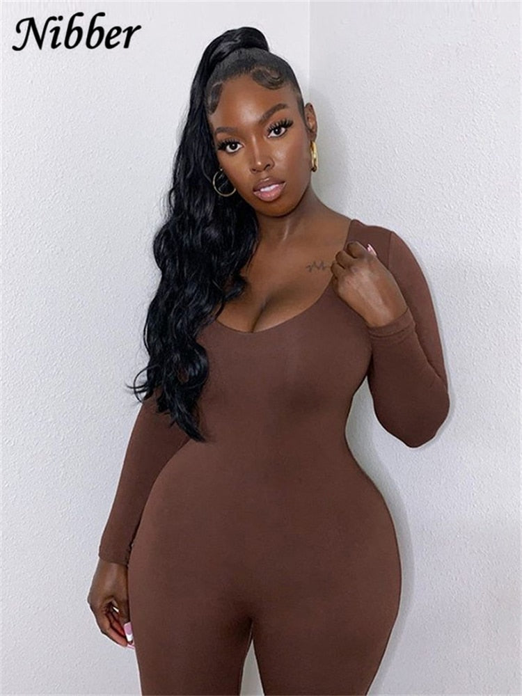Basic Bodycon Jumpsuit