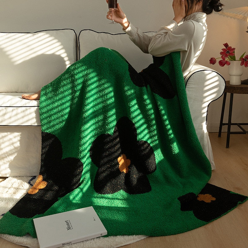 Flower Throw Blankets