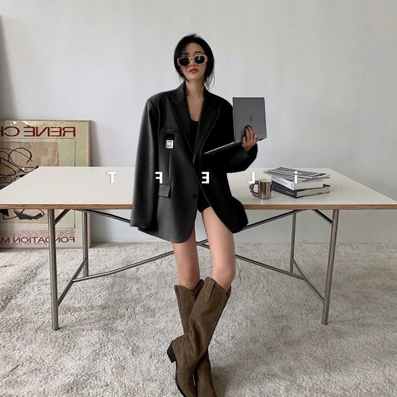 Oversize Long Blazer