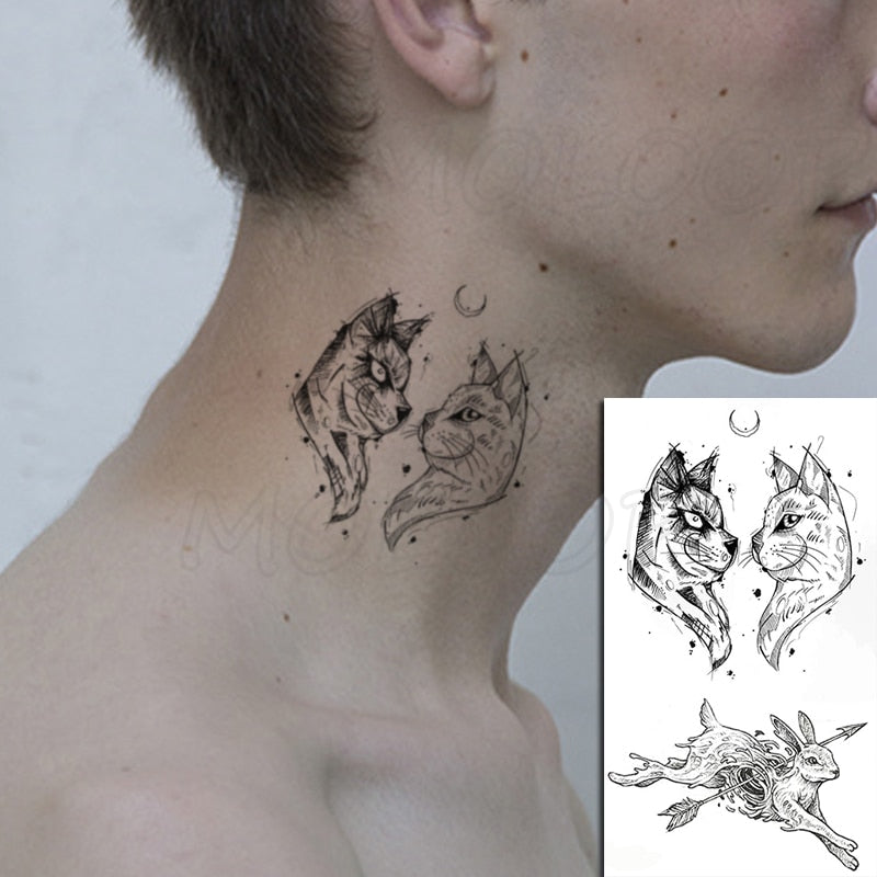Waterproof SticketTattoo Red Heart