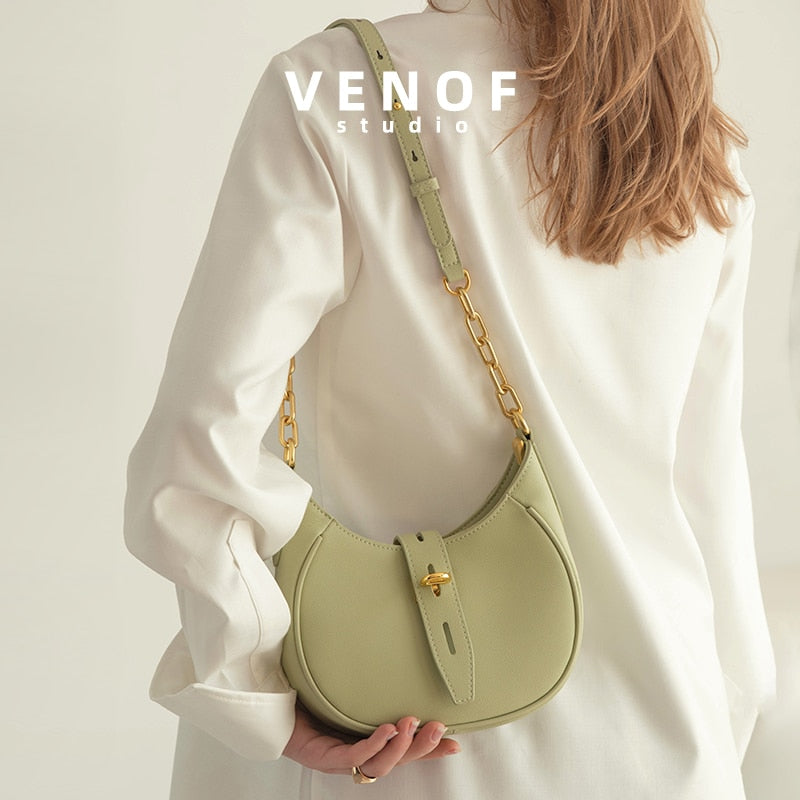 Small Saddle Leather Crossbody Bag