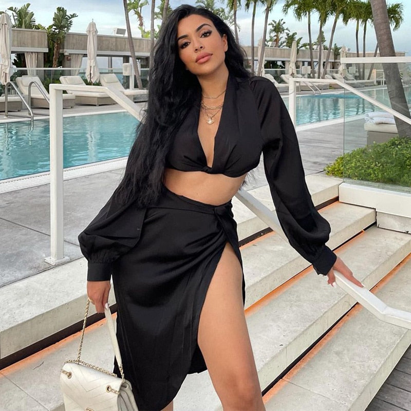 Satin 2 Piece Set