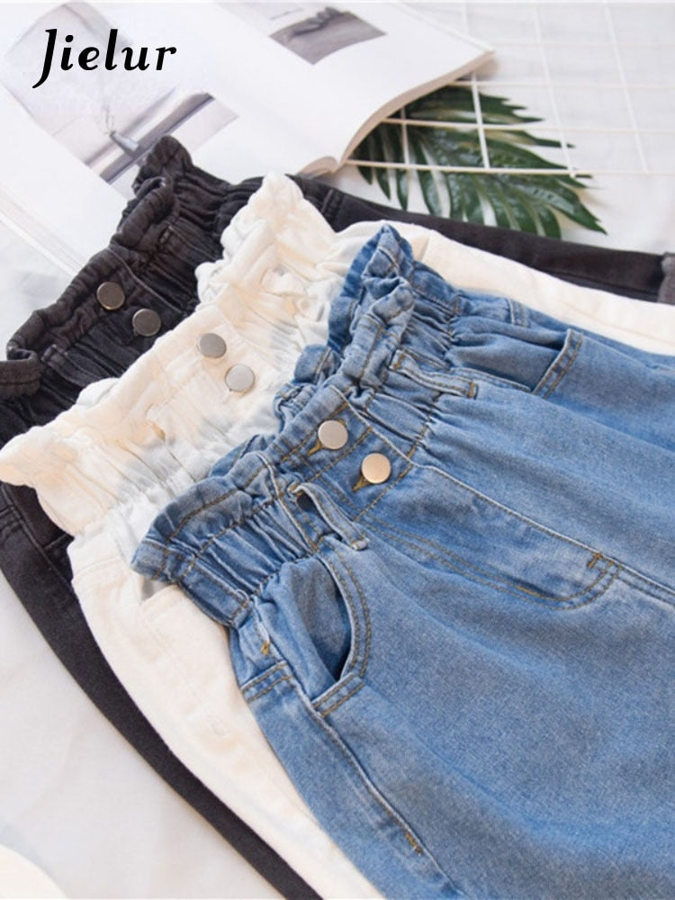 Harem Ruffled High Waisted Shorts