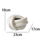 Knot Ceramic Tissue Box