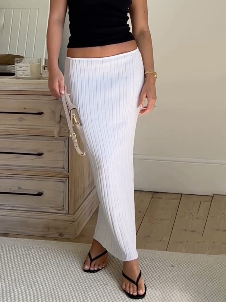 Knit Long Skirt