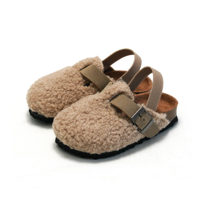 Fuzzy Slipper Plush Sandals