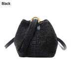Boho Straw Woven Shoulder Bags