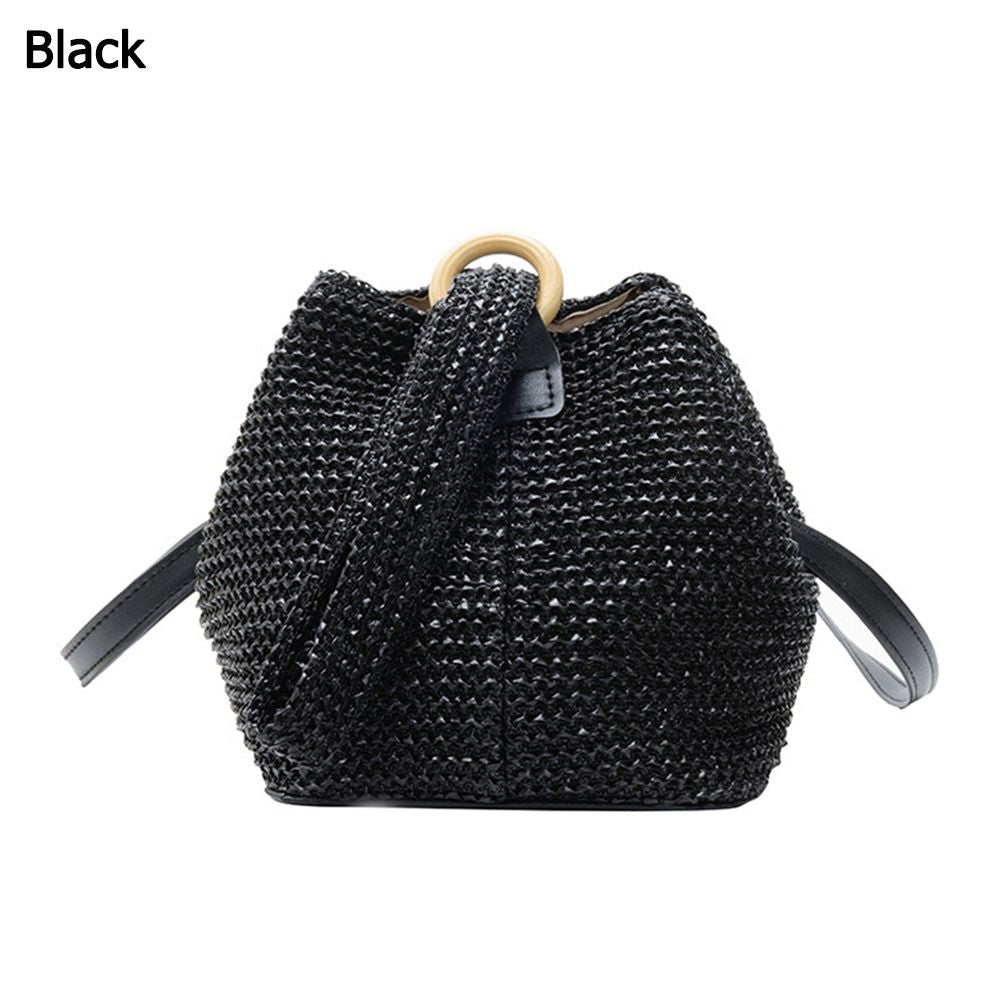 Boho Straw Woven Shoulder Bags