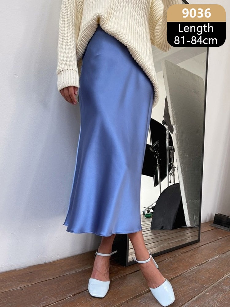 Silk Satin Skirts