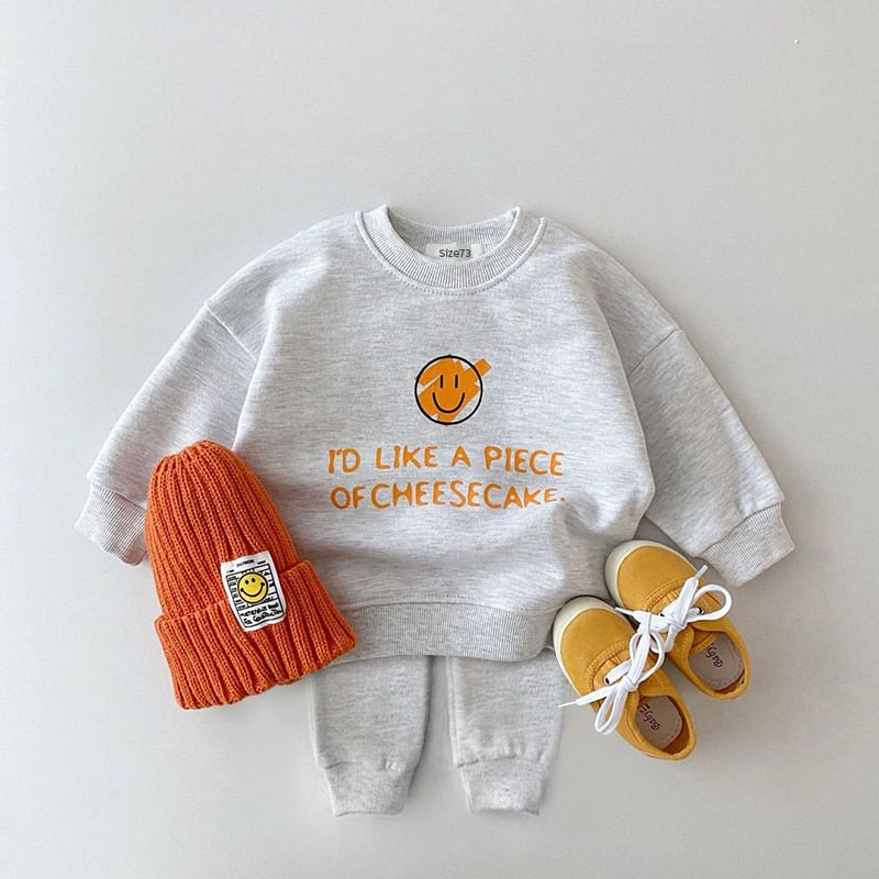 Casual Sweatshirt + Harem Pants Set