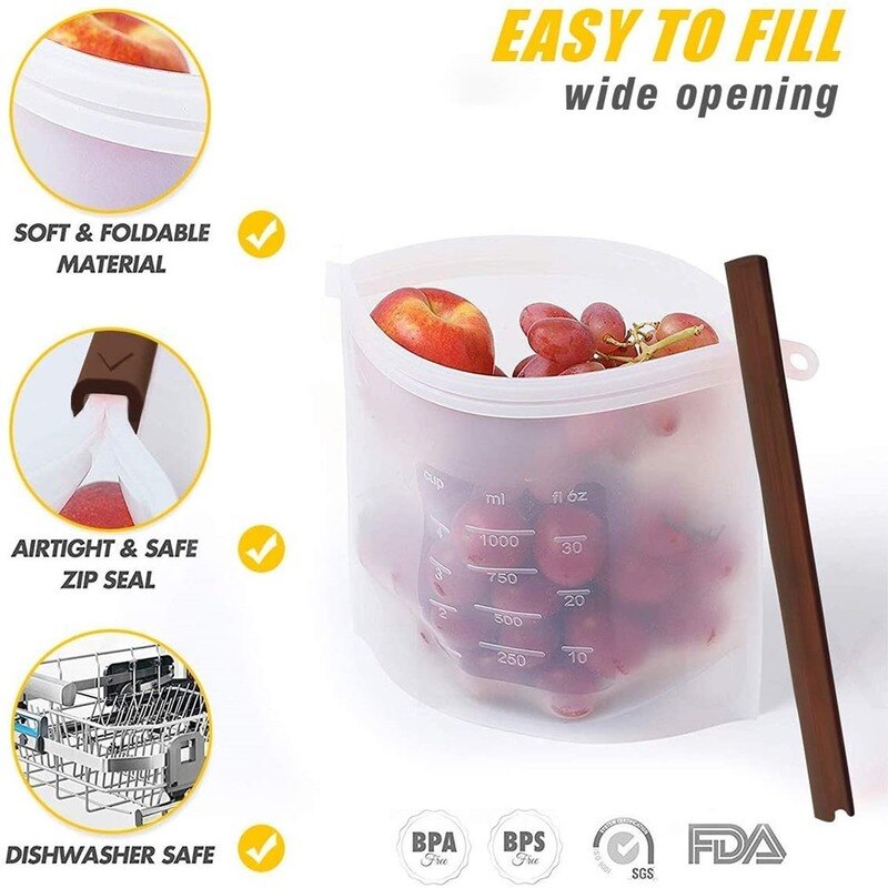 Reusable Silicone Storage Bag