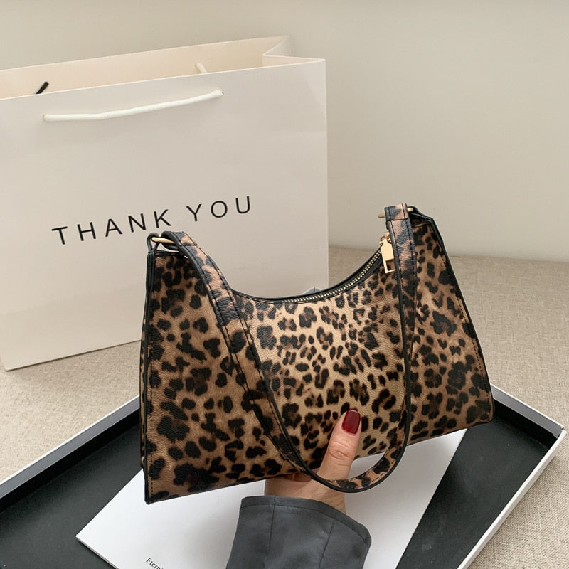 Zebra Print PU Leather Bag