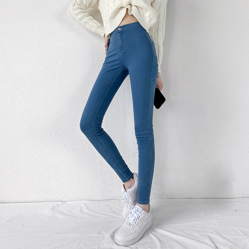 Classic Blue High Waisted Jeans
