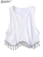 High Knitting T Shirt Chic Short