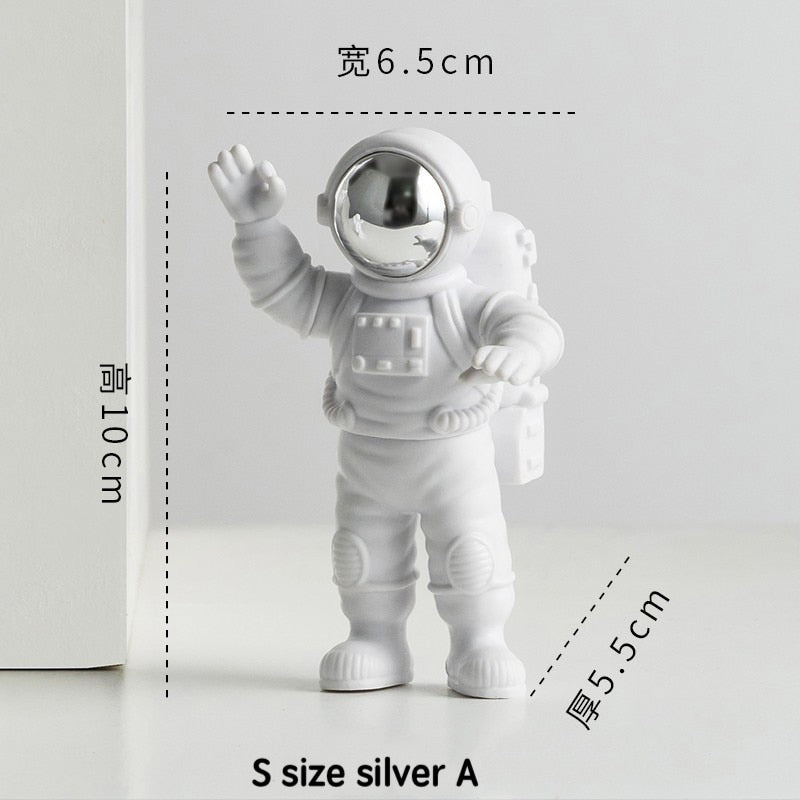 Resin astronaut decor