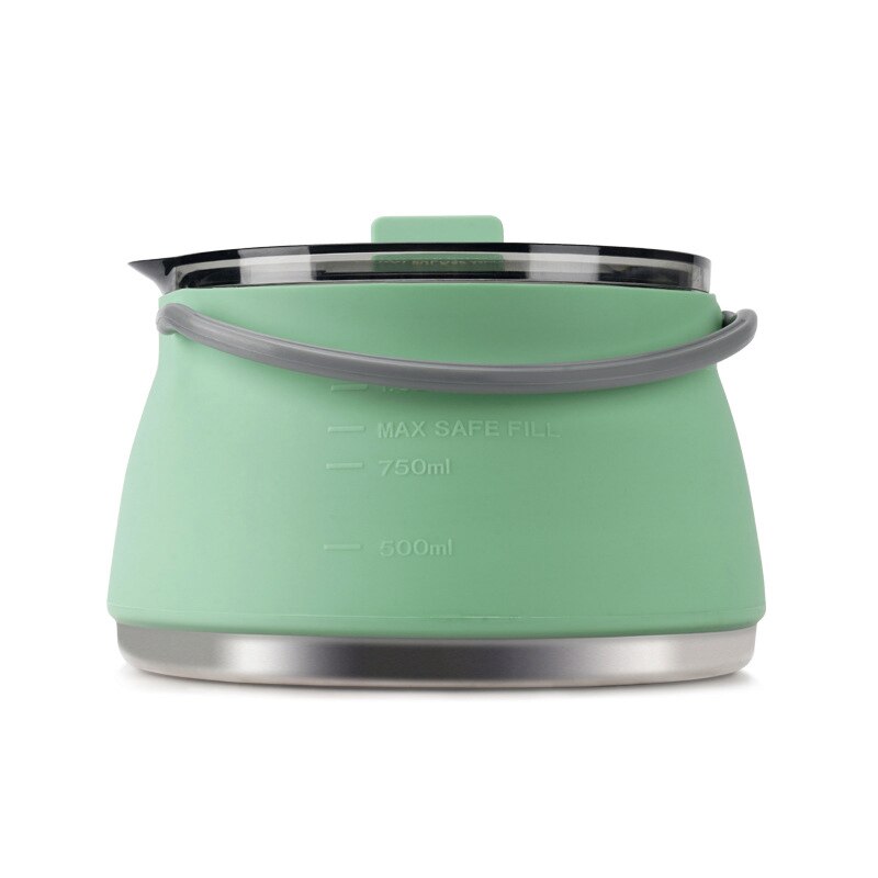 Portable Silicone Folding Kettle Outdoor Camping Teapot