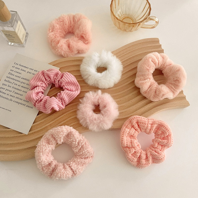 1/7 Pcs/Set Women Hair Scrunchies