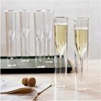 Champagne Glass Double Wall Cup