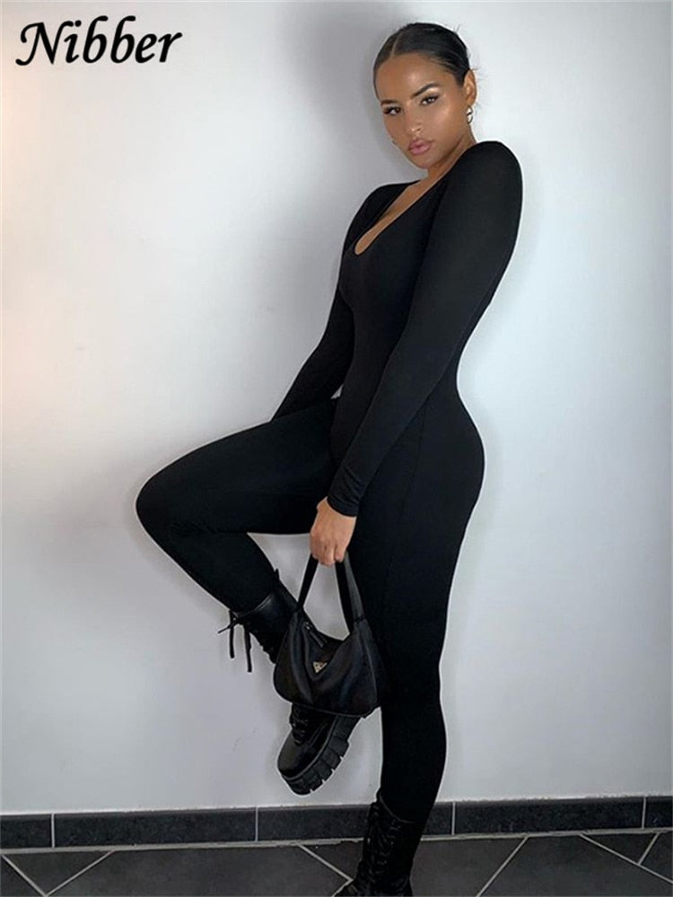 Basic Bodycon Jumpsuit