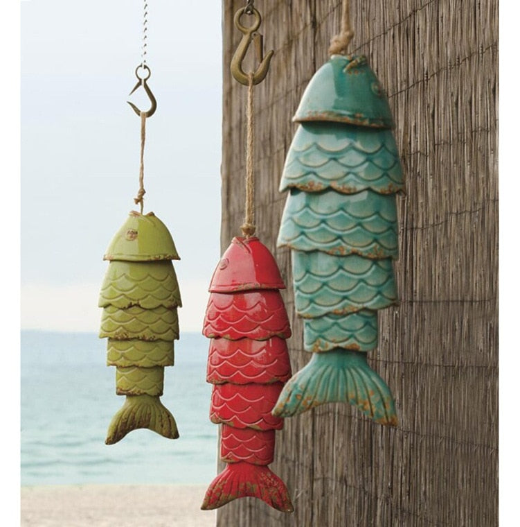 Koi Fish Wind Chime Pendant