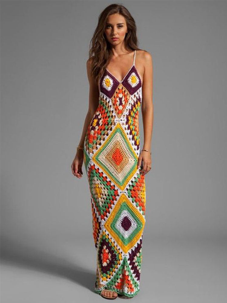 Handmade Crochet Maxi Dress