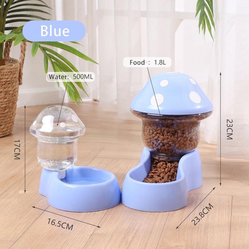 Mushroom Automatic Food Dispenser